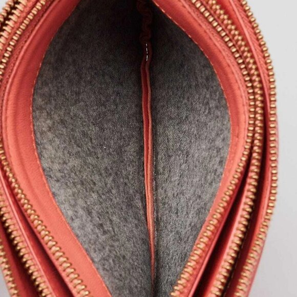 Celine Pink Leather Small Trio Crossbody Bag - Picture 10 of 12